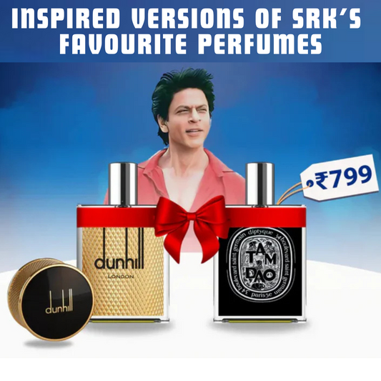 INSPIRED PERFUME COMBO: DIPTYQUE TAM DAO & DUNHILL ICON ELITE USED BY THE KING OF BOLLYWOOD - SRK